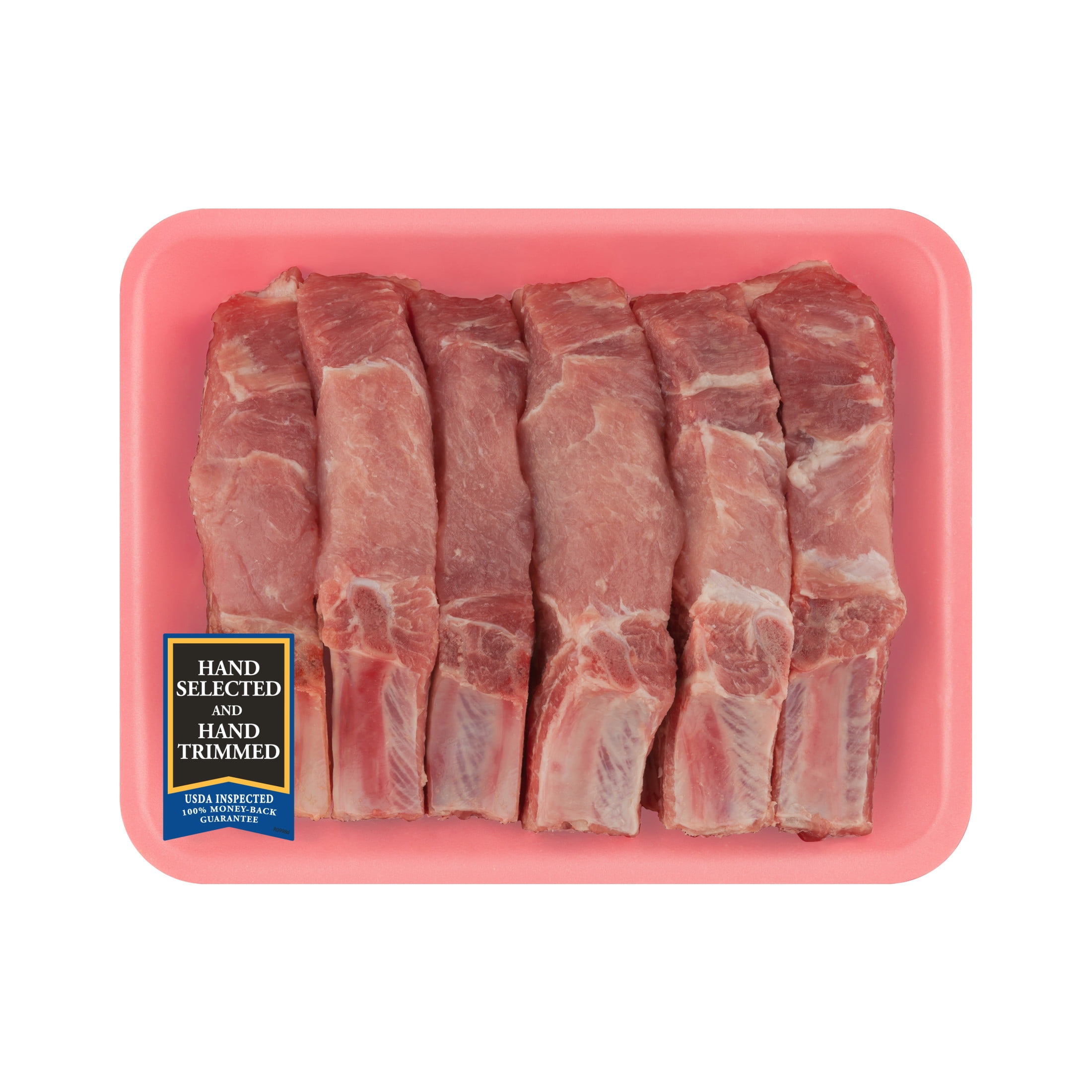 Pork Loin Country Style Ribs, Bone-In, 2.3 - 3.8 lb, Tray