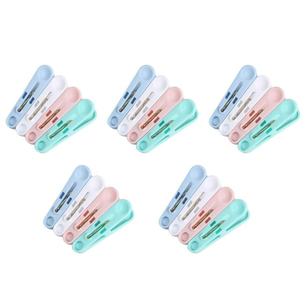 100 unids Pegas de plástico Planetas Pinzas antideslizantes Pinzas Ropa Secado Clips de calcetines
