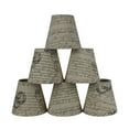 thumbnail image 2 of Urbanest Pure Linen Chandelier Empire Clip-on Shade, 3″ Top × 5″ Bottom × 4.5″ Slant Height – Replacement Lamp Shades for Chandelier, Pendant Light, Wall Sconce & Small Table Lamp, 6-Piece, Natural, 2 of 7