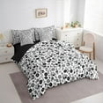 thumbnail image 3 of Homewish Teens Boys Girls Kawaii Flowers Bedding Comforter Set 7 Pieces,Dreamy Princess Full Bedding Set Lightweight,Spring Garden Fitted Sheet Flat Sheet,Super Cozy Room Decor,Reversible, 3 of 8