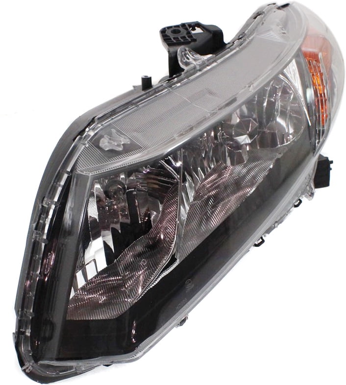 Headlight Compatible With 2012 Honda Civic Left Driver Halogen With bulb(s)