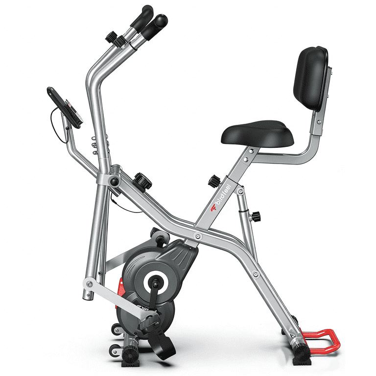 LNOW Magnetic Indoor Cycling Stationary Belt Drive Exercise Bike with Arm Exerciser Home Cardio Workout 300 Lbs LNOW Magnetic Indoor Cycling Stationary Belt Drive Exercise Bike with Arm Exerciser Home Cardio Workout 300 Lbs