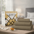 thumbnail image 6 of 100% Egyptian Cotton Twin Sheets - 400 Thread Count Sateen Weave, Cooling, Hotel Luxury 3 Piece Twin Bed Sheets Set with 15" Deep Pockets - Taupe, 6 of 8