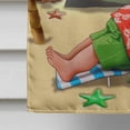 thumbnail image 4 of Carolines Treasures APH5149CHF Beach Christmas Santa Claus Napping Flag Canvas House Size  Large multicolor, 4 of 4