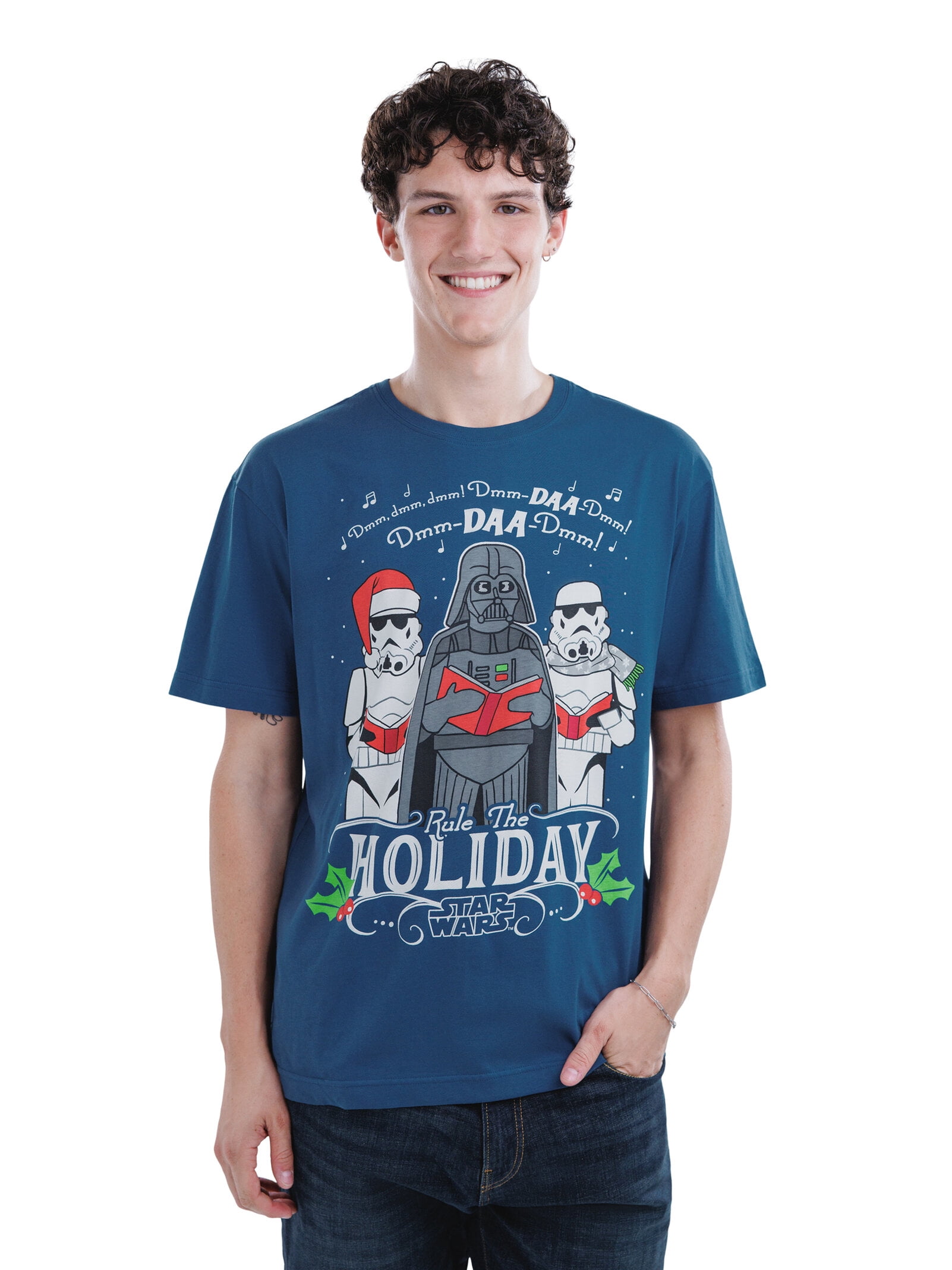 Funko Pop! & Tee: Star Wars - Holiday Stormtrooper - Métallique - Medium - T -Shirt - Vêtements avec Une Figurine