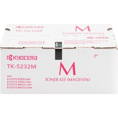 UPC: 0632983037423 | Kyocera TK-5232M Original High Yield Laser Toner Cartridge – Magenta – 1 Each – 2200 Pages