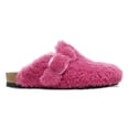 thumbnail image 4 of Birkenstock Boston Big Buckle Teddy Narrow Shearling Clog, 37, Pink, 4 of 6