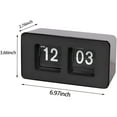 thumbnail image 2 of DESIGNICE Automatic Flip Clock,Retro Nostalgic Clock,Digital Desk Table Page Down Clock, 2 of 7