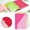 A, variant on Plastic Slant Pocket File Folders - Colored Document Organizer with 2-Hole Sleeves for Office Supplies, Stationery Supplies
