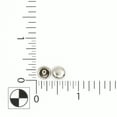 Dritz DoubleCap Rivets, 8mm Cap x 6mm Post, 24pk, Nickel
