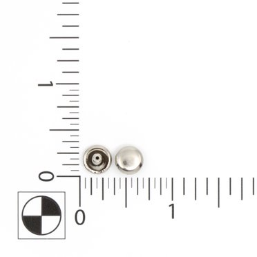 Dritz Double Cap Rivets Nickel - Complete Kit With Tools For Fabric & Leather