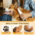 thumbnail image 4 of Paw Trimmer 2025 New Micro Hair Clippers for Dog, Rechargeable Low Noise Cordless Dog Beauty Trimmer with LED Light, Waterproof Pet Claw Shaver for Dogs Cats (White), 4 of 7