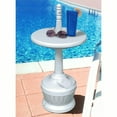 thumbnail image 2 of Commercial Zone Smoker's Outpost Patio Cigarette Receptacle with Table, Gray, 2 of 2