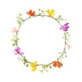 thumbnail image 3 of Diadema floral para novia, , tocado bohemio para bodas y festivales en la playa flores de colores mezclados, 3 of 8