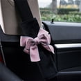 thumbnail image 5 of Fairnull Safety Belt Pads Seatbelts Protective Wear Resistant Plush Bowknot Car Safety Belt Shoulder Pad for Truck, 5 of 9