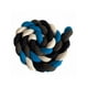 thumbnail image 1 of Protector Trenza Cuna Cama 4 Tubos 4 Mts Azul Bebé Esquinas Liso Multicolor, 1 of 4