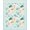 Teal Cream Beige, Pattern 5, variant on ODIKA 8'x10' Washable Area Rug Underwater Tropical Coral Reef Animal Scene Sea Turtle Ocean Playful Expressive for Living Room, Under Sectional, Family , Durable, Non-Slip
