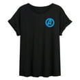thumbnail image 2 of Marvel The Avengers - Black Widow Comic - Women's Oversized Graphic T-Shirt, 2 of 5