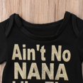 thumbnail image 3 of Baby Summer Letters Short Sleeve  Neck Button Closure Romper, 3 of 5