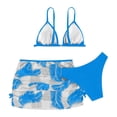 thumbnail image 5 of MEZZALL Children Girls Two Piece Swimwear Bikini With Mesh Cover Up Rash Guard Swimsuits For Youth Fashionable Summer Flower Print Beachwear, 5 of 5