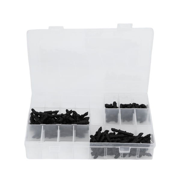 Conector de riego por goteo Unique Bargains 7/32" 7/32"x9/32" Kit de accesorios de tubería para jardín de macetas negras 1 juego