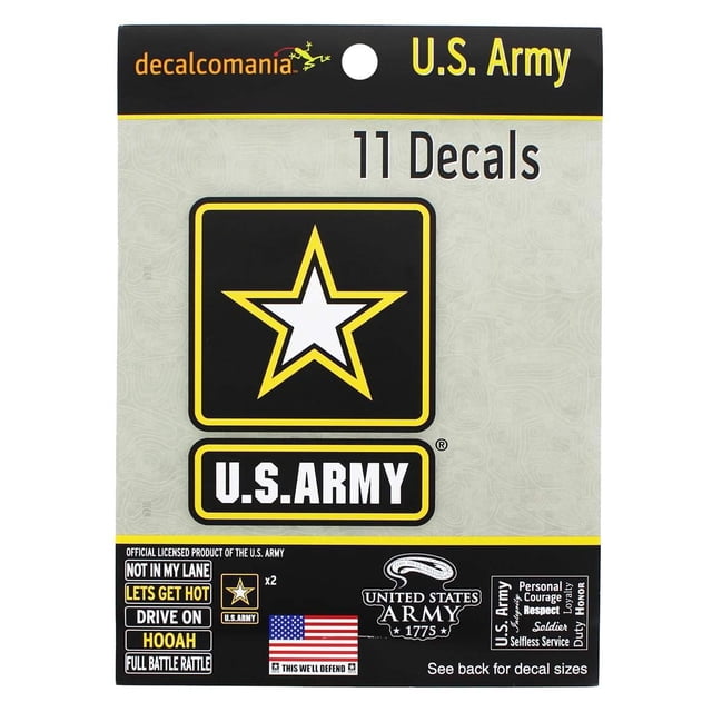 Calcomanías Decalcomania Lifestyle Ejército de los Estados Unidos