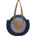 thumbnail image 1 of Bolso de paja para mujer, bolso de mano de paja tejido a la moda, bolso de hombro, bolso de mano Vintage, bolso de paja para la playa, bolso de paja tejido de verano JFHHH pequeña, 1 of 5