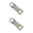 thumbnail image 1 of Langgg 3pcs/set Reusable Zippers Pull Tab - Universal Metal Zippers Replacement Zippers Replacement Header No. 5 * Gun color 2Set, 1 of 6