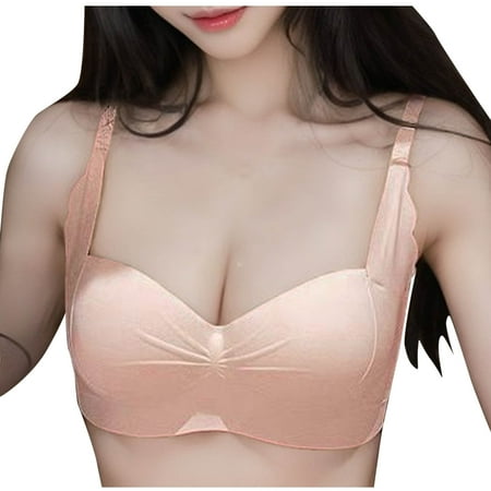 WCMZJ Women s Bras Push Up Balconette Adjustable Straps Wirefree Breathable Bra Seamless Comfort No Underwire Bra