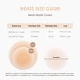 thumbnail image 2 of NEATS Grippy Silicone Round Nipple Covers - 1 Pair (Champagne) - L/XL, 2 of 9
