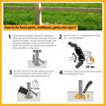 thumbnail image 4 of Sika Post Fix, Mix-in-The-Bag & Fast-Setting Polyurethane Foam for Supporting and Backfilling Fence, Mailbox, Gate and Signage Posts, 979ml (33 US fl. oz), 4 of 7
