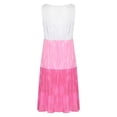 thumbnail image 5 of Vestido HUOGUO, estampado de moda para mujer, vacaciones y verano, sin mangas, 5 of 5