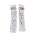 thumbnail image 1 of Liacowi Women Juniors Leg Warmers Stripe Patchwork Blood Pattern Stockings Daily Holiday Socks, 1 of 1