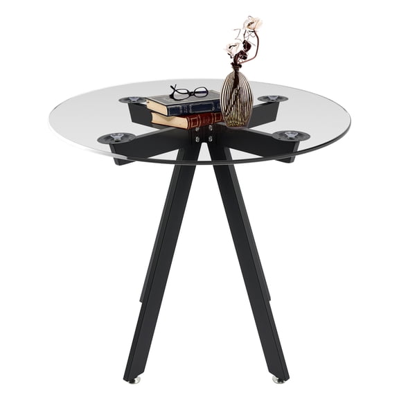 Table Legs Iron Table Base Adjustable Foot Pads Metal Round Table Legs for Installing or Replacing Old or Damaged Furniture Legs