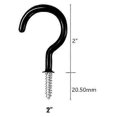 thumbnail image 2 of 2025 Latest Model 5pcs Ceiling Hooks Flower Basket Cup Black Hook, 2 of 5