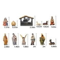 thumbnail image 7 of Manger Hand Collectable Christmas Sculpted Scene Painted For Christmas Indoor Ornament Sets Scene Table Decoration Hangs Desktop Ornament Easy To Use, 7 of 7
