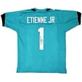 thumbnail image 2 of Jacksonville Jaguars Travis Etienne Autographed Teal Jersey Beckett BAS Witness 220896, 2 of 2