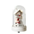 thumbnail image 1 of TIELUTT Reindeers Lights Small Night Lights Decorations Christmas Trees Glass Christmas Cute Ornament Set Christmas Decorations and Sparkly Christmas Ornament Snowflake Ornament Set, 1 of 6