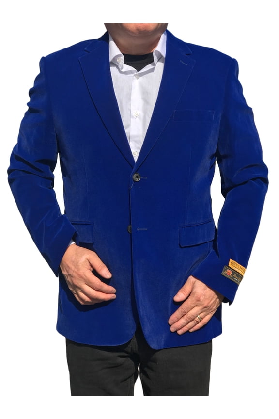 Alberto Nardoni Velvet Velour Blazer Sport Coat Jacket Available Big Sizes