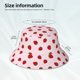 thumbnail image 3 of Balery Strawberry Sombreros para el sol para hombre y mujer, sombrero de pescador con UPF 50+, 3 of 6