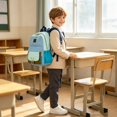 thumbnail image 4 of Back To School Backpack Lightweight Cute Backpack Multi-Layer Storage Daypack For Students, 4 of 5