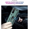 thumbnail image 4 of S21 FE Case, Samsung Galaxy S21 FE Case [ Military Grade ] Shock-Absorption Bumper Cover Anti-Scratch Case with Ring Car Mount Kickstand for Samsung Galaxy S21 FE - Teal, 4 of 6