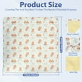 thumbnail image 3 of Dznils Baby Splat Mat for Under High Chair, Waterproof Non-Slip Bear Pattern Floor Mat, 43" x 43", 3 of 10