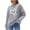 Gray, variant on Women Sweaters, Crewneck Long Sleeve Heart Warm Winter Tops Red Size 3XL