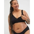thumbnail image 3 of Motherhood Maternity Plus Size Wrap Maternity And Nursing Sleep Bra, 3 of 11
