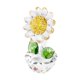 thumbnail image 3 of Figura de girasol de cristal para decoración de mesa, coleccionable para escritorio y oficina. claro, 3 of 9
