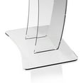 Mkyiongou Arc Acrylic Display Podium Slim Clear Lectern Built in Shelf mkyiongou-arc-acrylic-display-podium-slim-clear-lectern-built-in-shelf