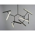 thumbnail image 3 of ET2 Lighting E21246-BK Robotica 7-Light LED Pendant, Black, 3 of 8