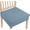 Airy Blue, variant on Stretch Jacquard Seat Covers for Dining Room Chairs Set of 4, Removable Washable Chair Seat Protectors Slipcovers, No Rear Covers, Violet, Durable & Comfortable