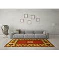 thumbnail image 3 of Ahgly Company Indoor Square Persian Yellow Traditional Area Rugs, 6' Square, 3 of 4